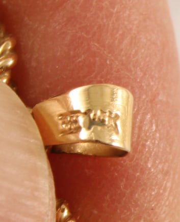 24k Gold 1988 Chinese Panda Coin,14k Gold Pendant - 7