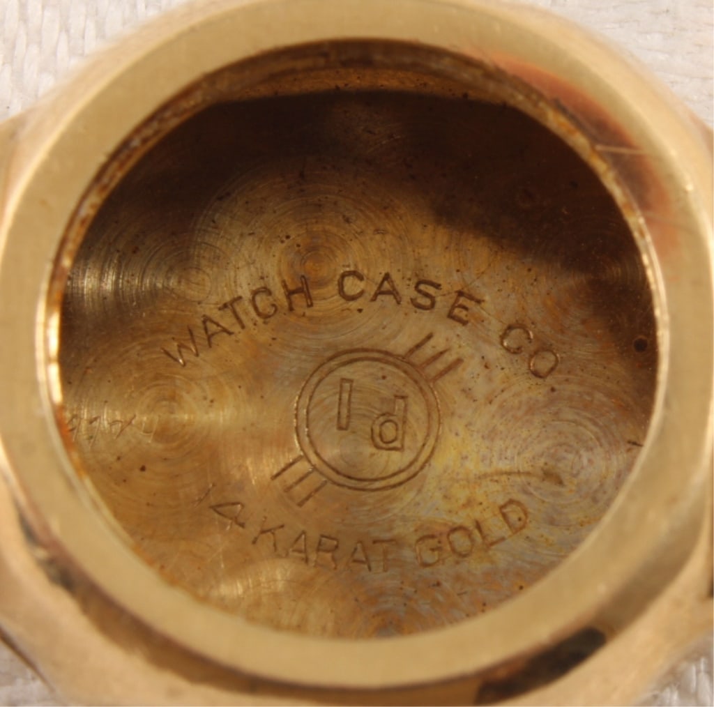 14k. Gold Watch Case 2.7 Grams - 5