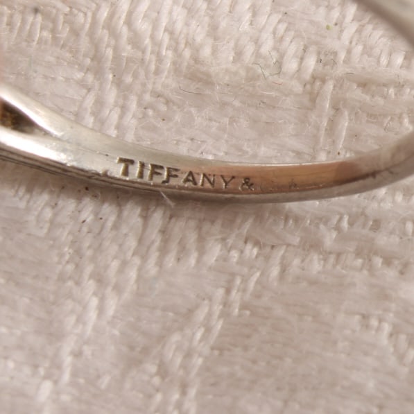 Tiffany & Co Platinum Ring With Diamonds 3.4grams - 11