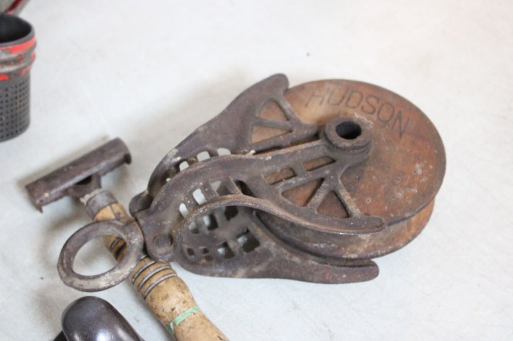 Hudson Barn Hay Pulley, Shelton Wood Plane & More - 4