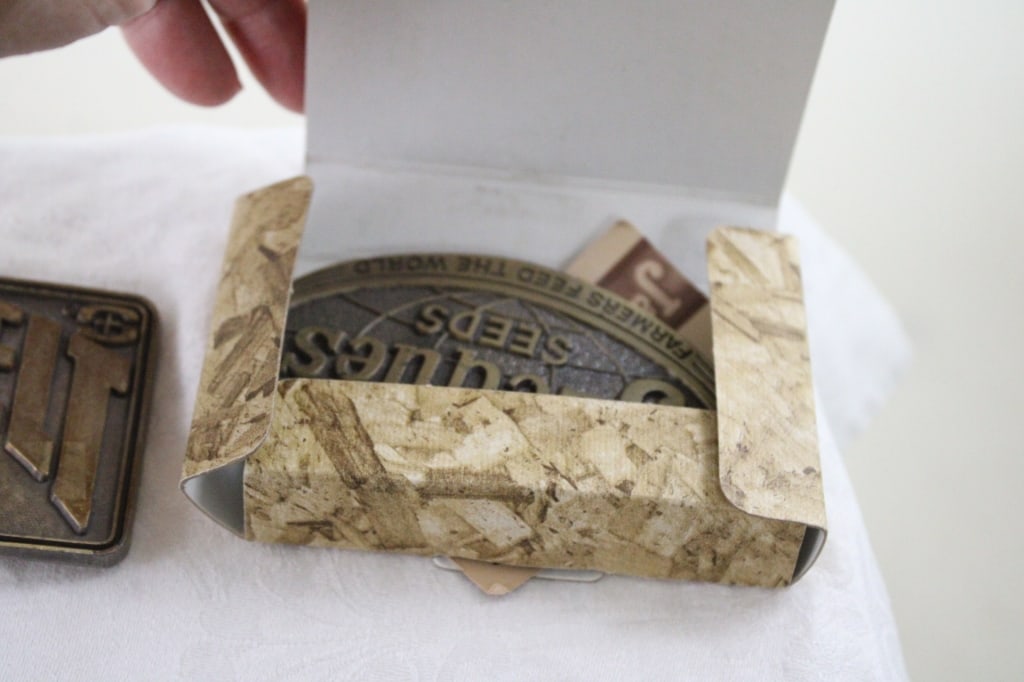 6 Brass & Pewter Vintage Belt Buckles - 14