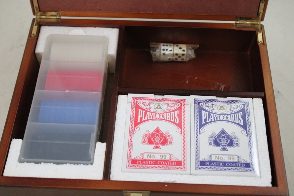 Gambling Theme Wood Shadow Box - 6