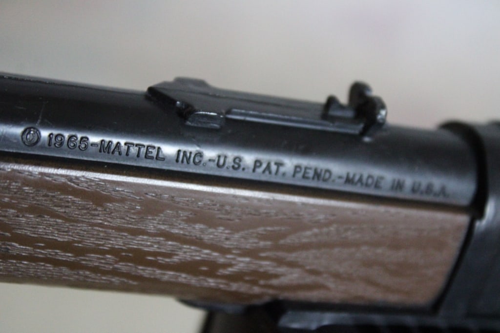 1965 Mattel Rapid Fire Circle M Logo Toy Rifle - 3
