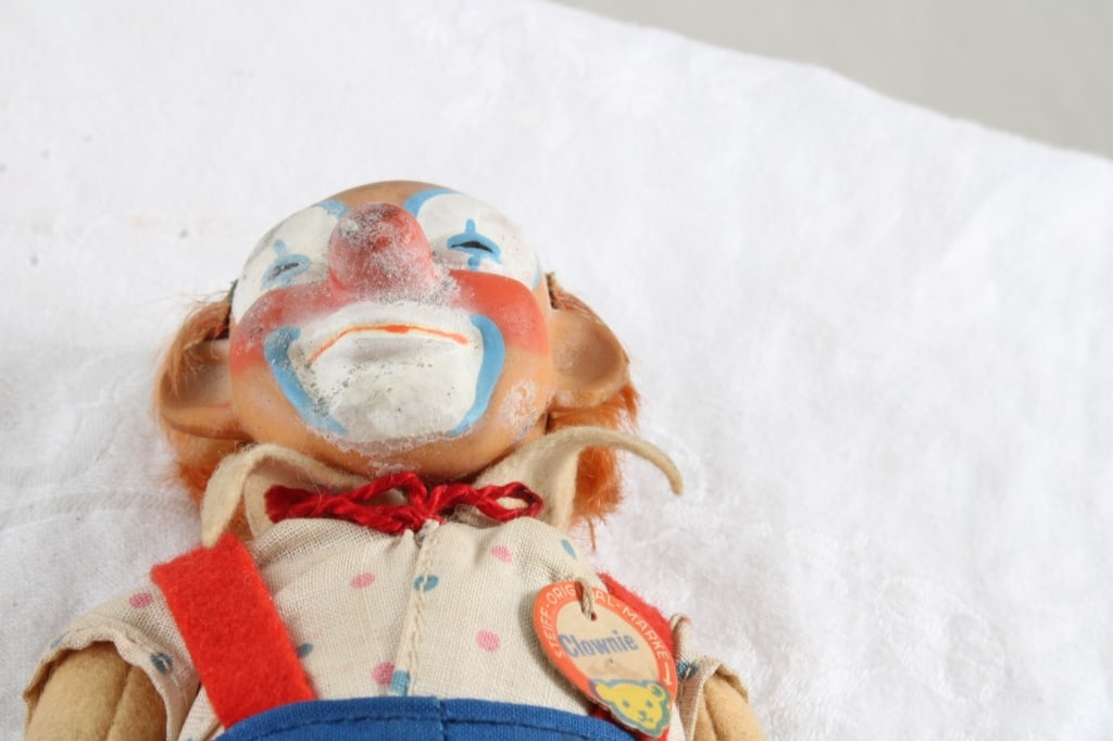 Steiff 6" Clownie Stuffed Toy with Tag - 13