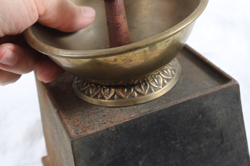 Antique Cast Iron Kenrick & Sons Coffee Grinder - 6