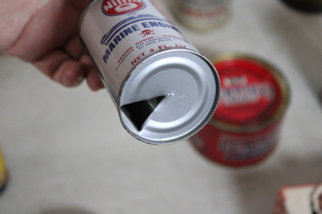 Advertising Motor Oil Cans & Shoe Soles - 10