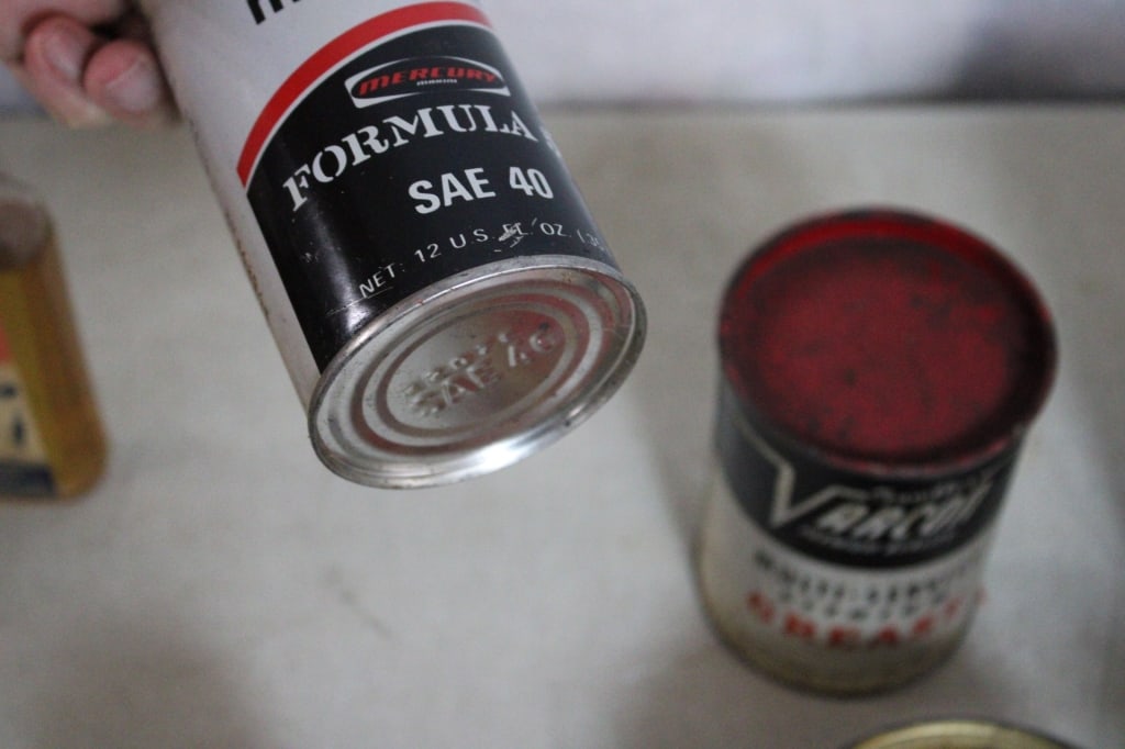 Advertising Motor Oil Cans & Shoe Soles - 15
