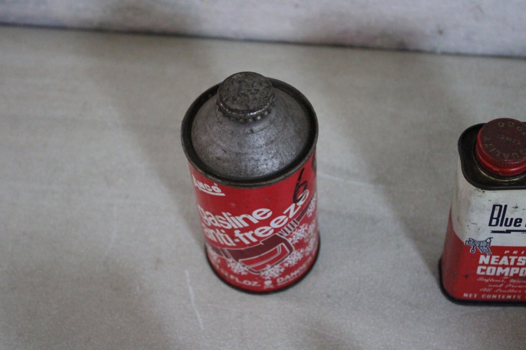 Advertising Motor Oil Cans & Shoe Soles - 18