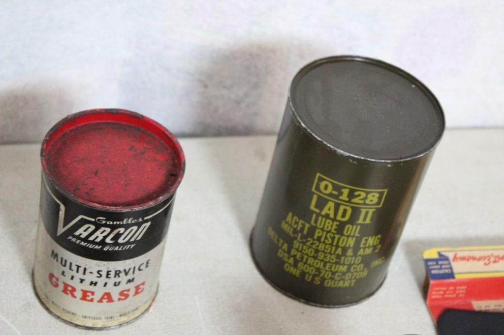 Advertising Motor Oil Cans & Shoe Soles - 4