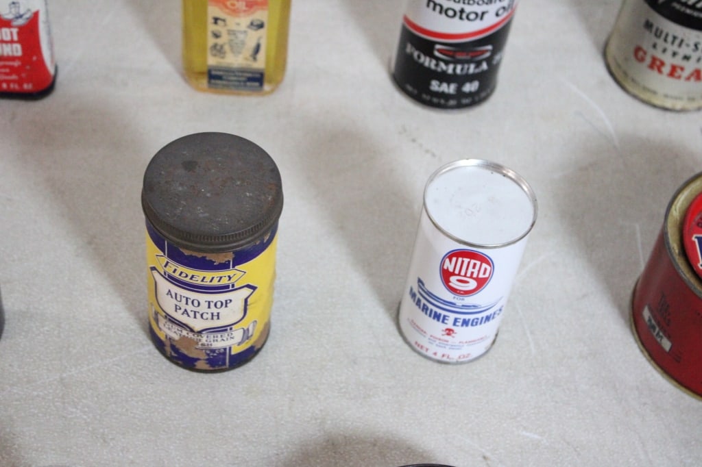 Advertising Motor Oil Cans & Shoe Soles - 6