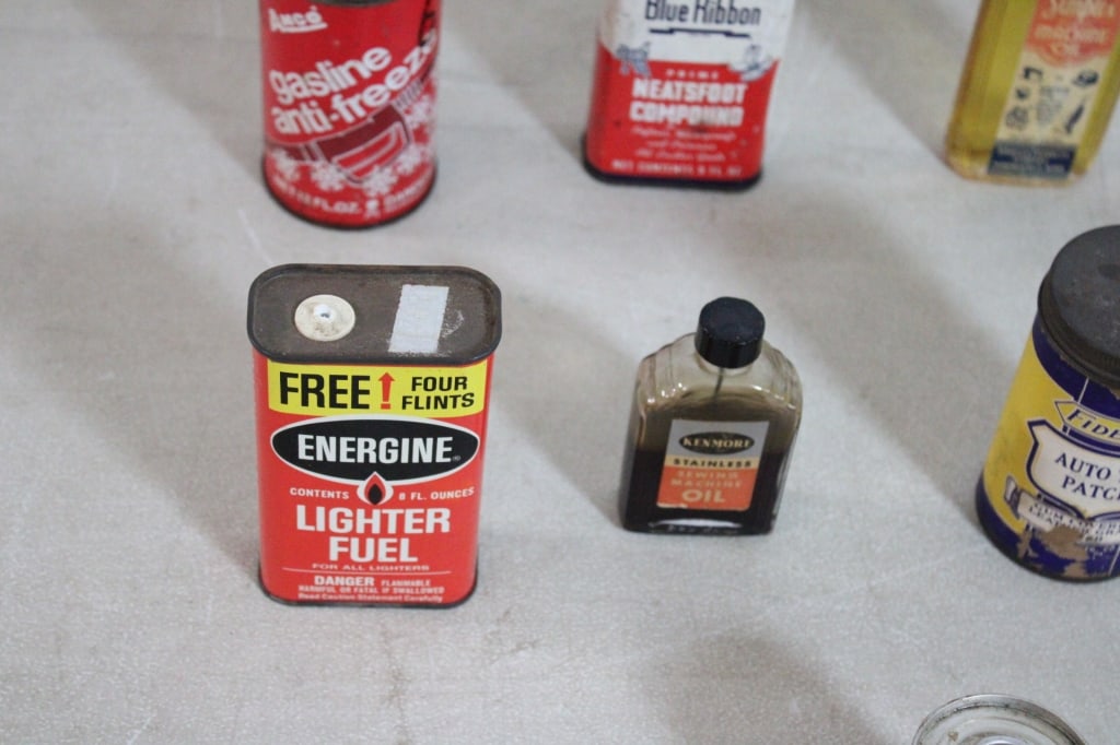 Advertising Motor Oil Cans & Shoe Soles - 7