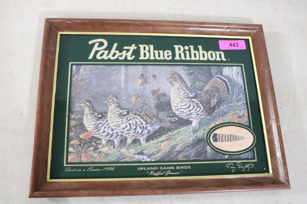 Pabst Blue Ribbon Beer Upland Game Birds Sign (1 of 12)