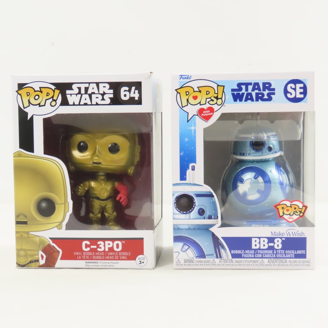 9 Funko Pop Star Wars, Marvel & Other Figures NIP - 10