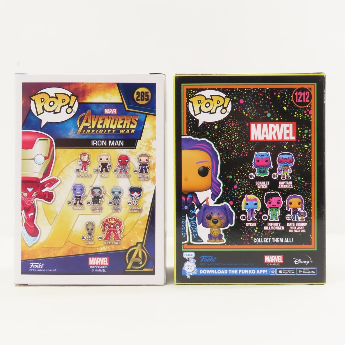 9 Funko Pop Star Wars, Marvel & Other Figures NIP - 8