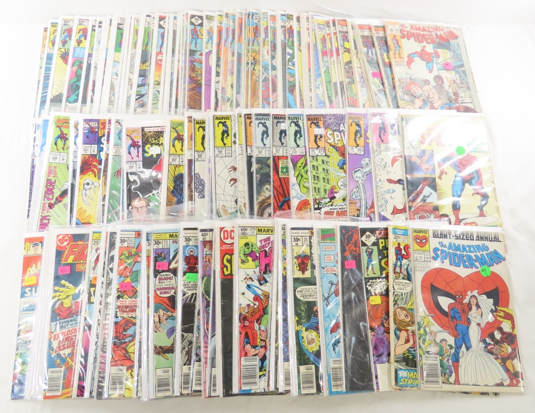 100+ Marvel & DC Comics, Most are Spider-Man (1 of 19)