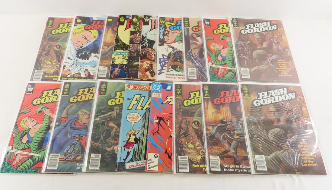 18 Vintage Flash Gordon Comics, Whitman, Gold Key (1 of 10)
