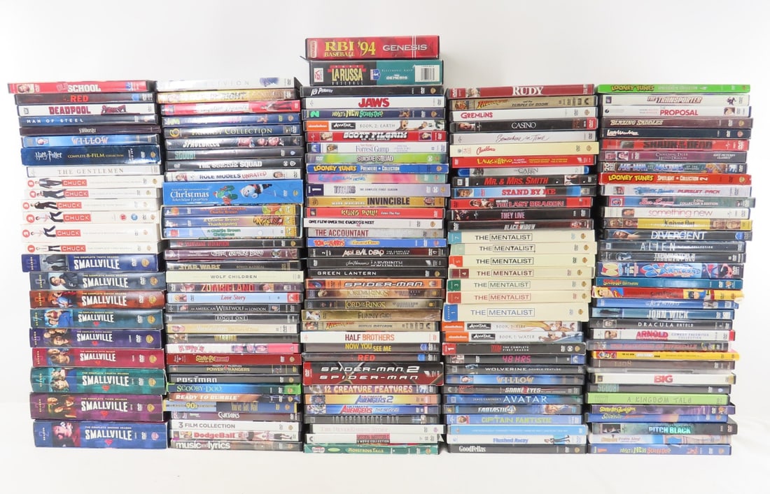 150+ DVDs, Action Adventure, Drama, Children's (1 of 14)