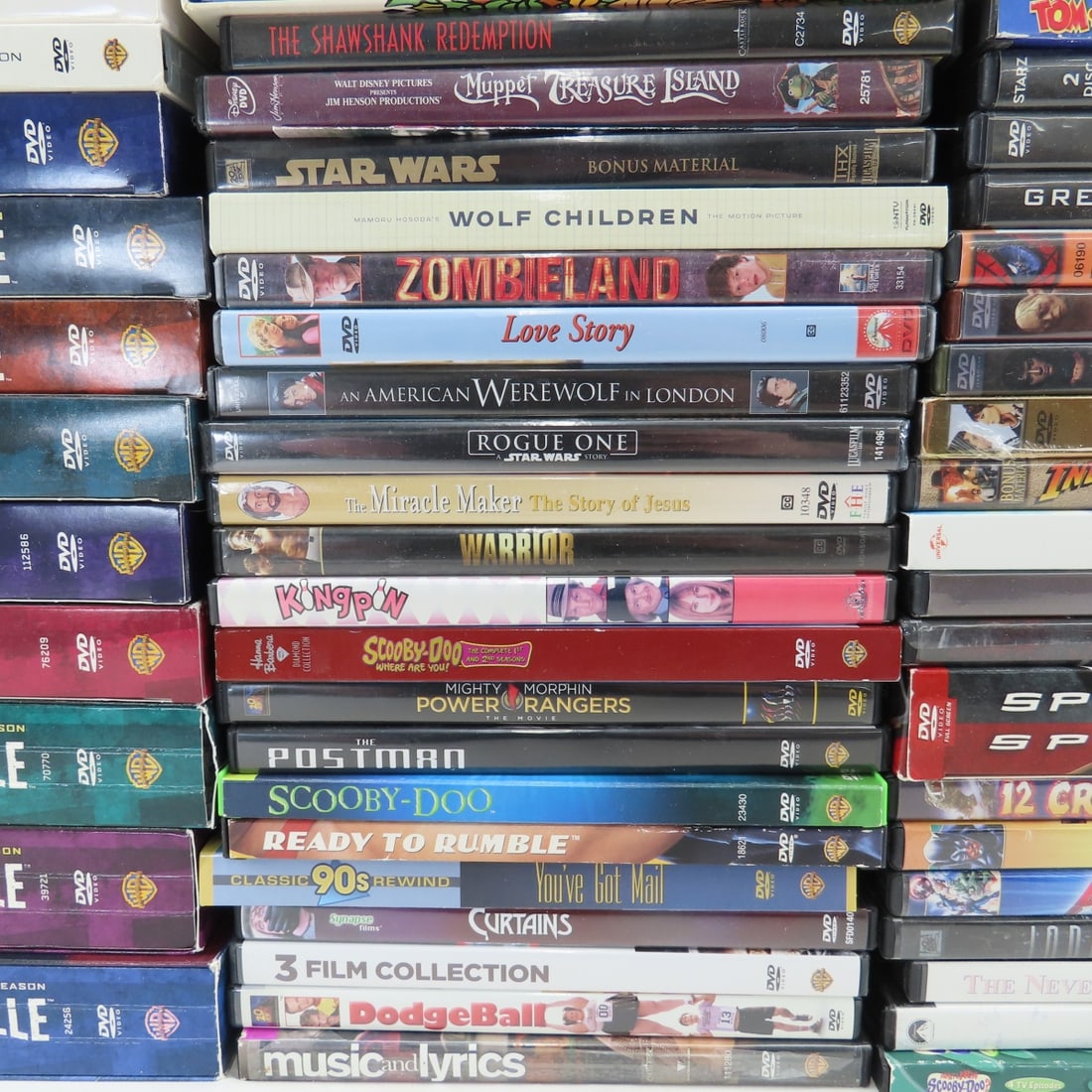 150+ DVDs, Action Adventure, Drama, Children's - 5