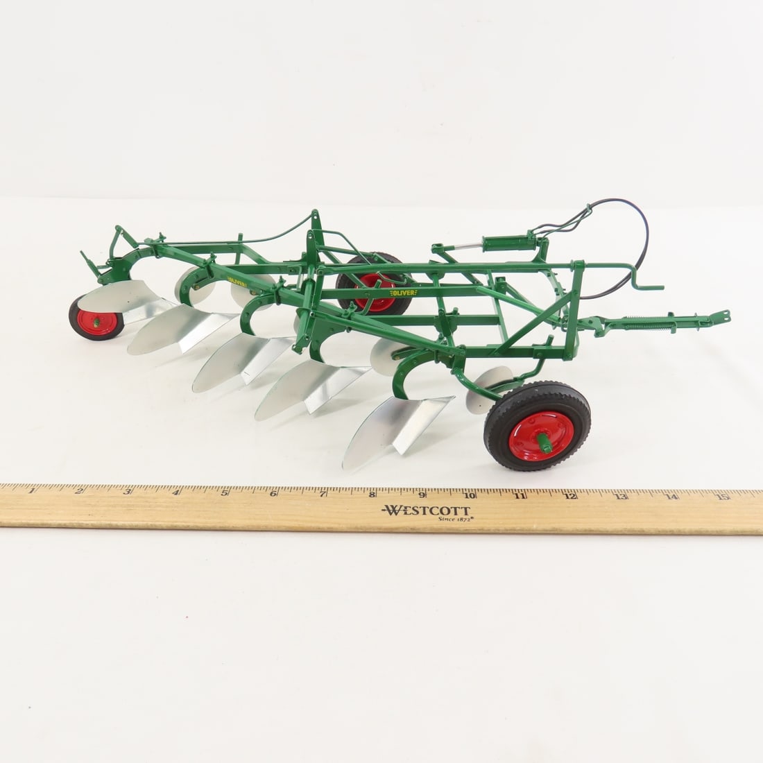 Scratch Built Olive 5 Bottom Pull Type Plow - 2