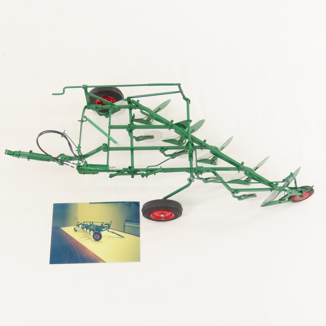 Scratch Built Olive 5 Bottom Pull Type Plow - 9