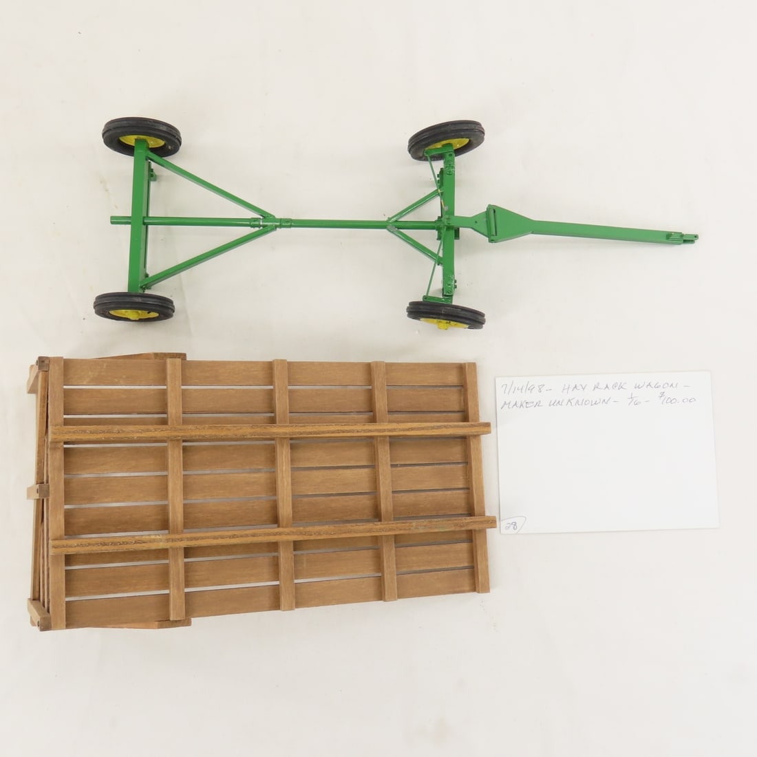 2 Scratch Built John Deere Wagons - 12