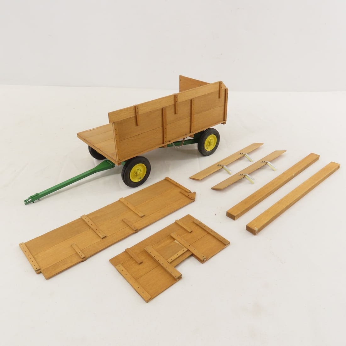 2 Scratch Built John Deere Wagons - 14