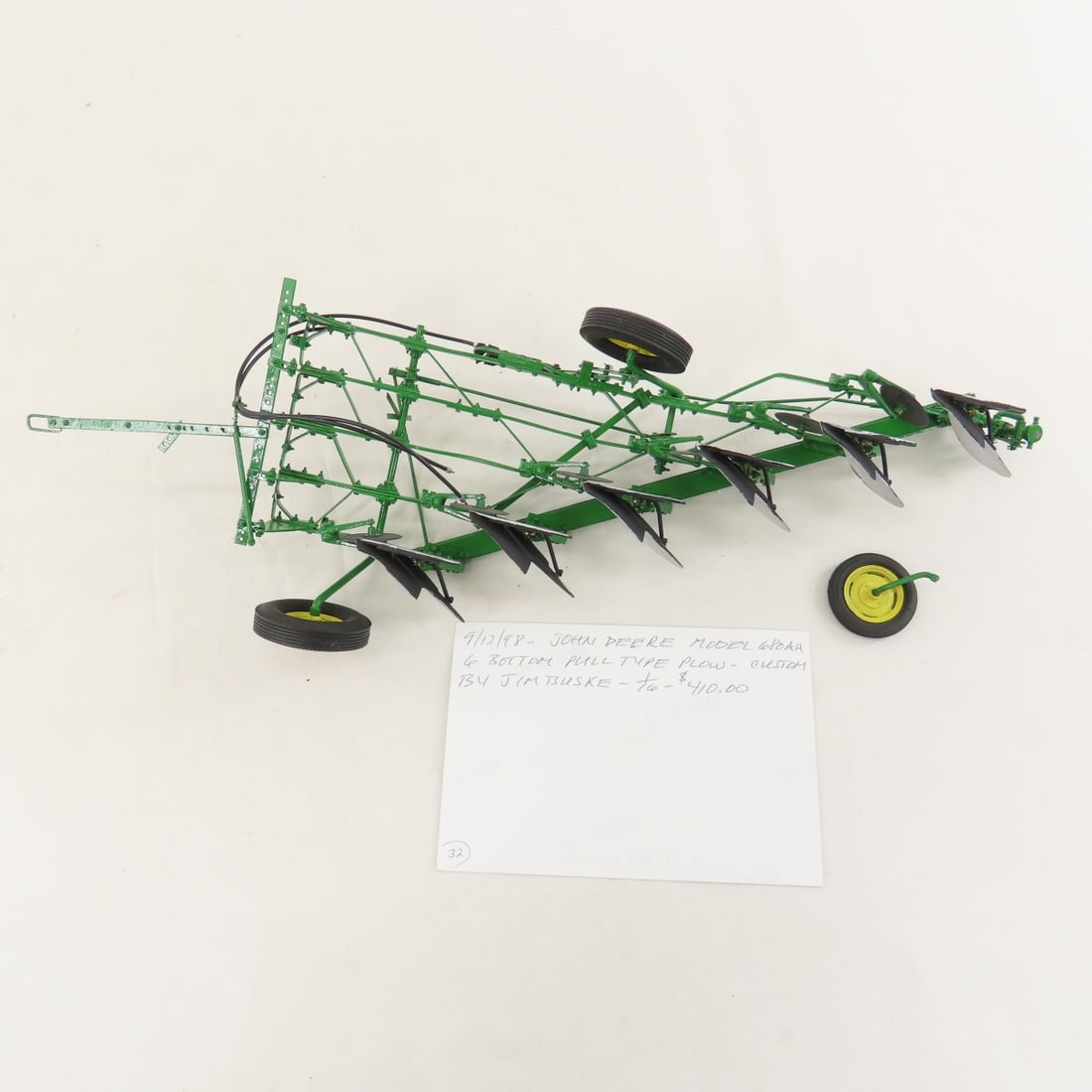 Scratch Built John Deere 680 6 Bottom Plow - 10