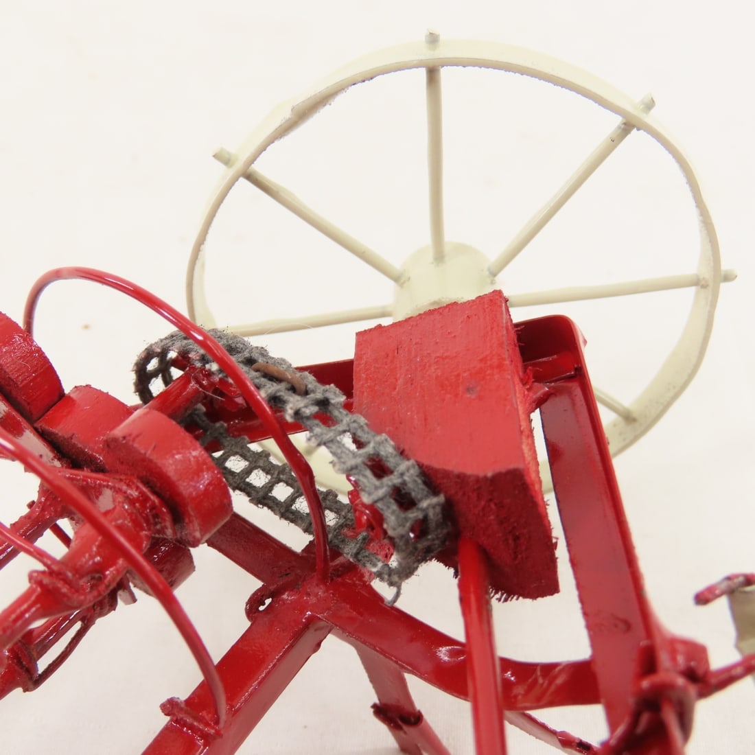 Scratch Built Side Delivery Hay Rake - 11