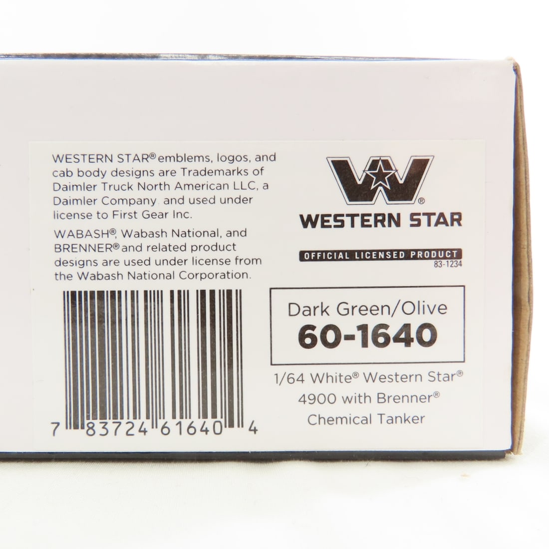 DCP First Gear 1:64 Scale White Western Star 4900 - 11