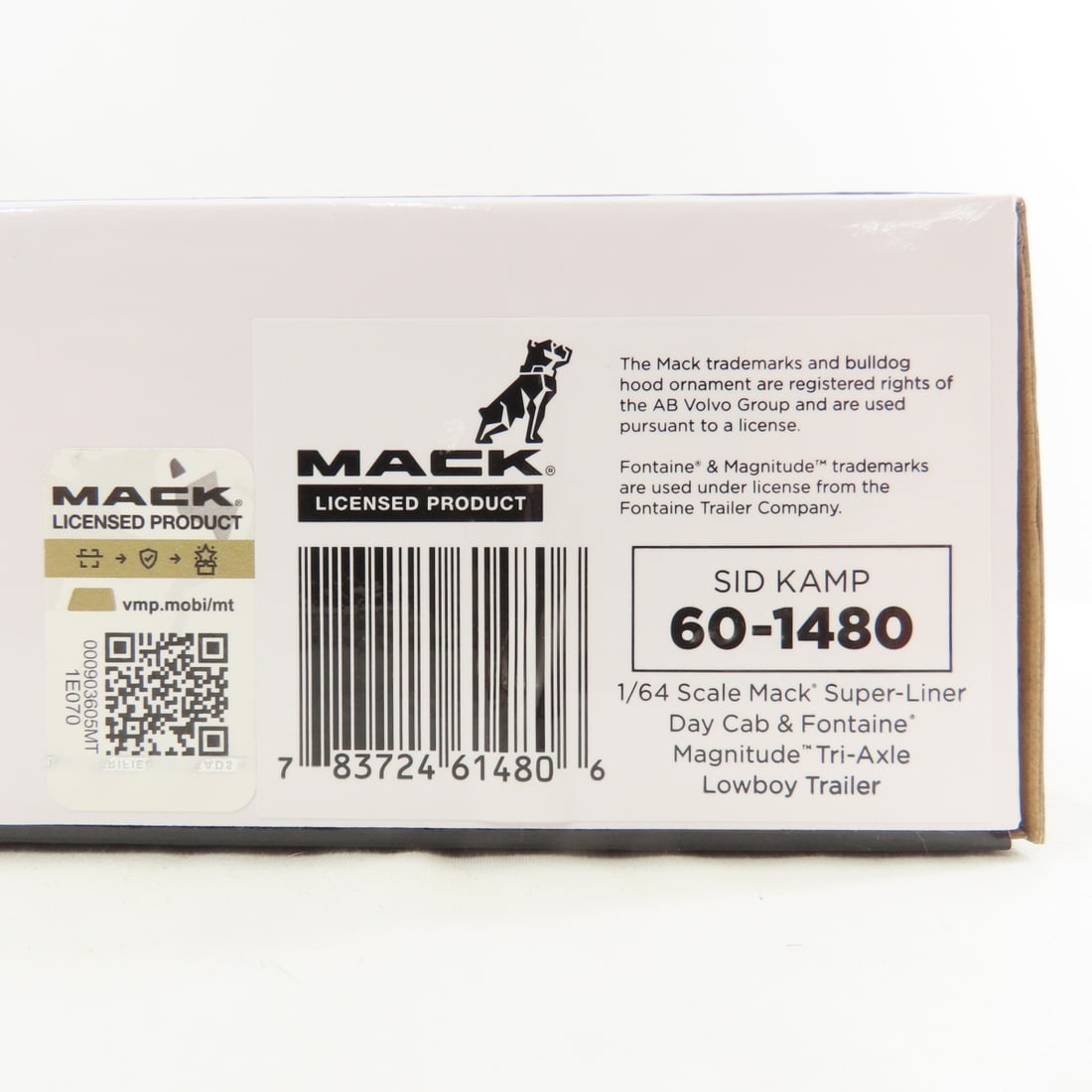 DCP First Gear 1:64 Scale Mack Sid Kamp Superliner - 11