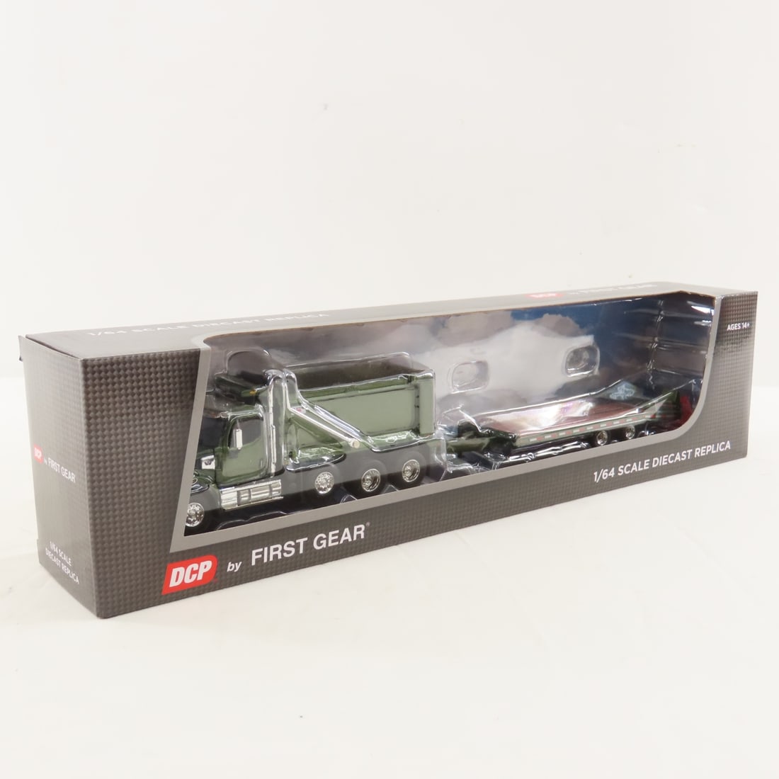 DCP First Gear 1:64 Western Star Green Dump Truck - 2