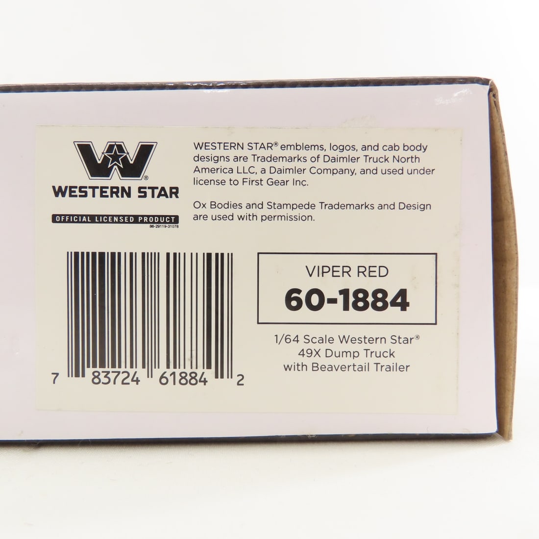 DCP First Gear 1:64 Western Star Red Dump Truck - 11