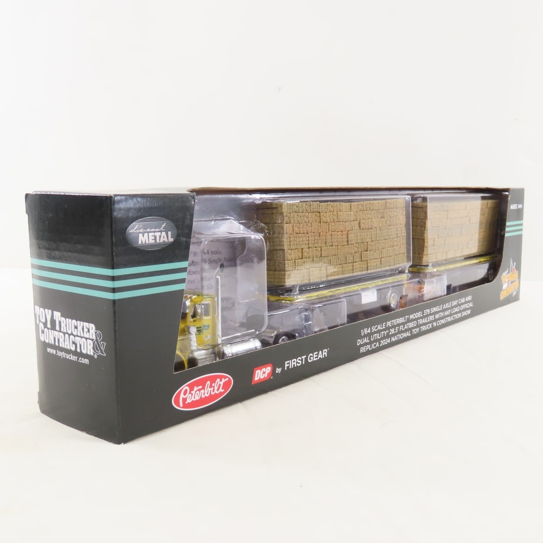 DCP First Gear 1:64 Peterbilt 379 Cab w/Flatbed - 2