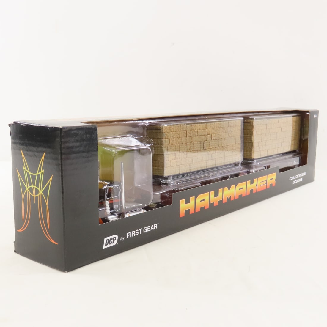 DCP First Gear 1:64 Scale Peterbilt w/Hay Trailers - 2
