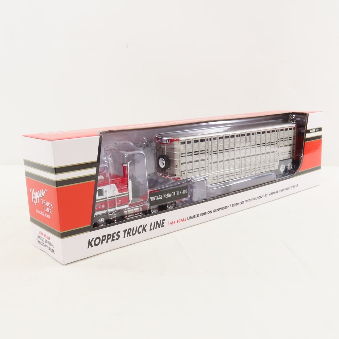 DCP First Gear 1:64 Kenworth Koppes K100 w/Trailer - 2