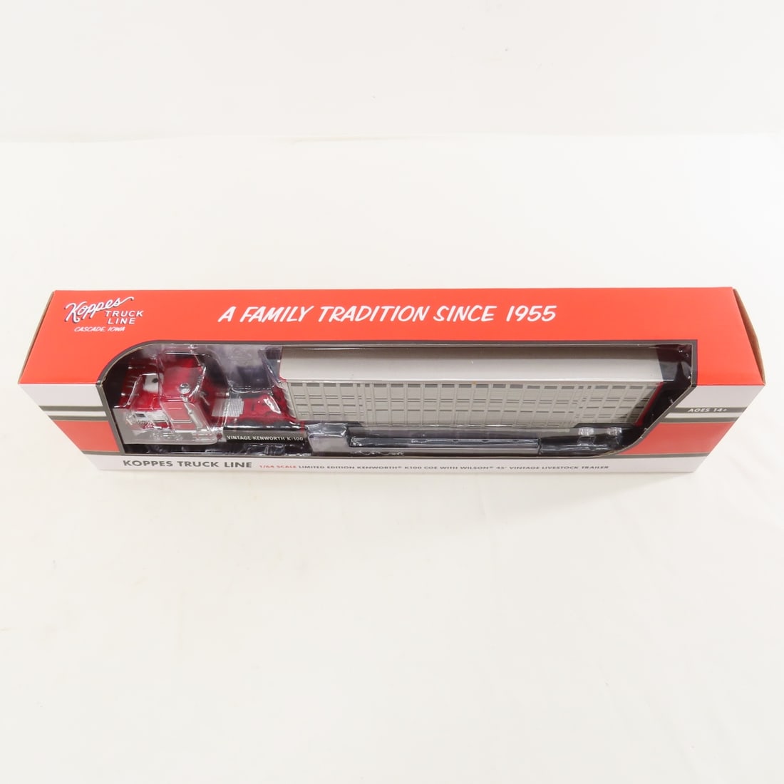 DCP First Gear 1:64 Kenworth Koppes K100 w/Trailer - 9