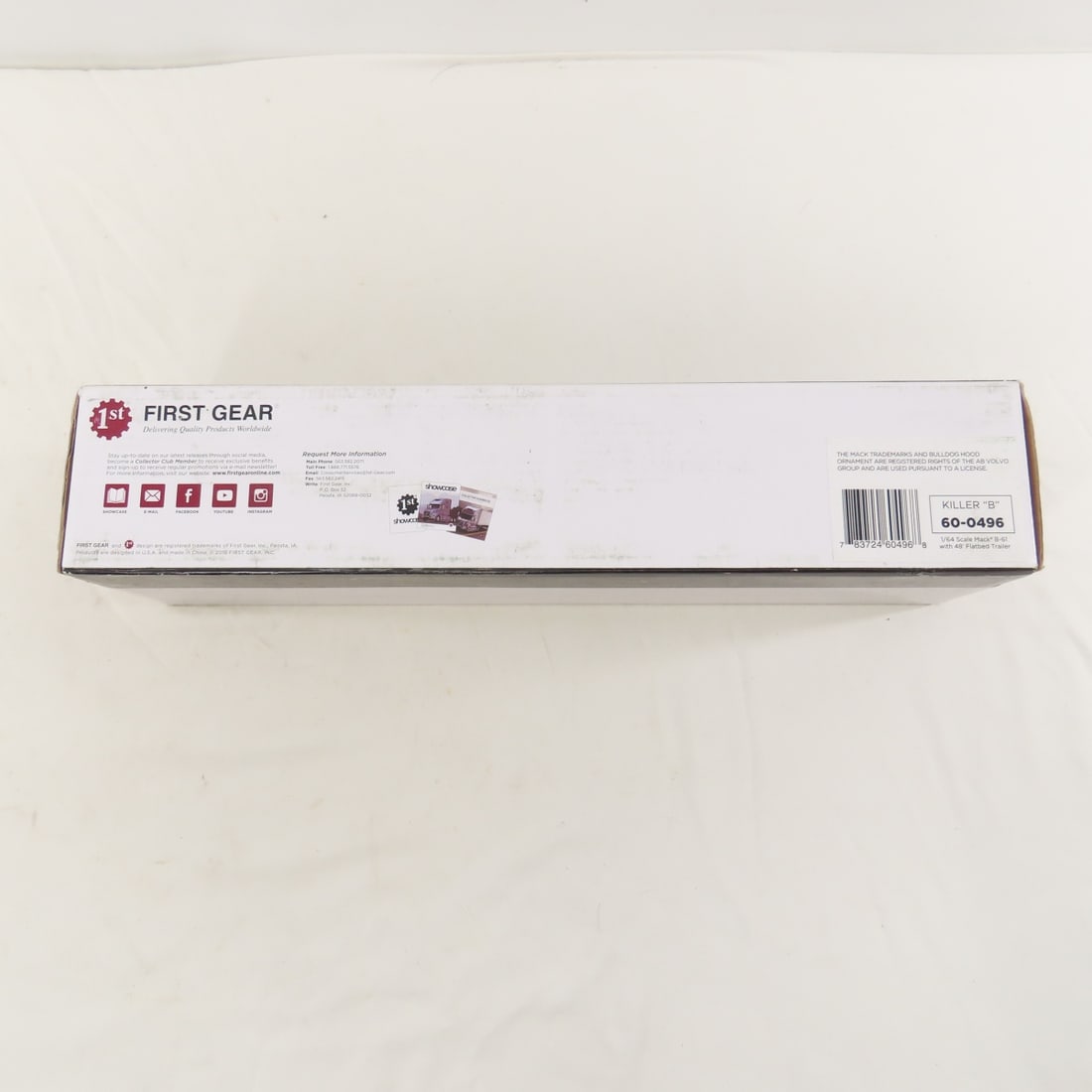 DCP First Gear 1:64 Mack B61 & Flatbed Trailer - 10