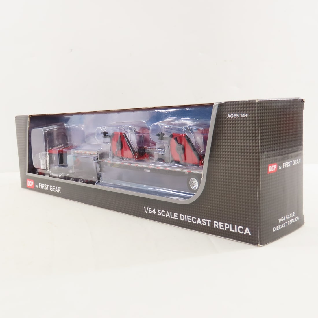 DCP First Gear 1:64 Peterbilt 379 w/Bush Hog Load - 8