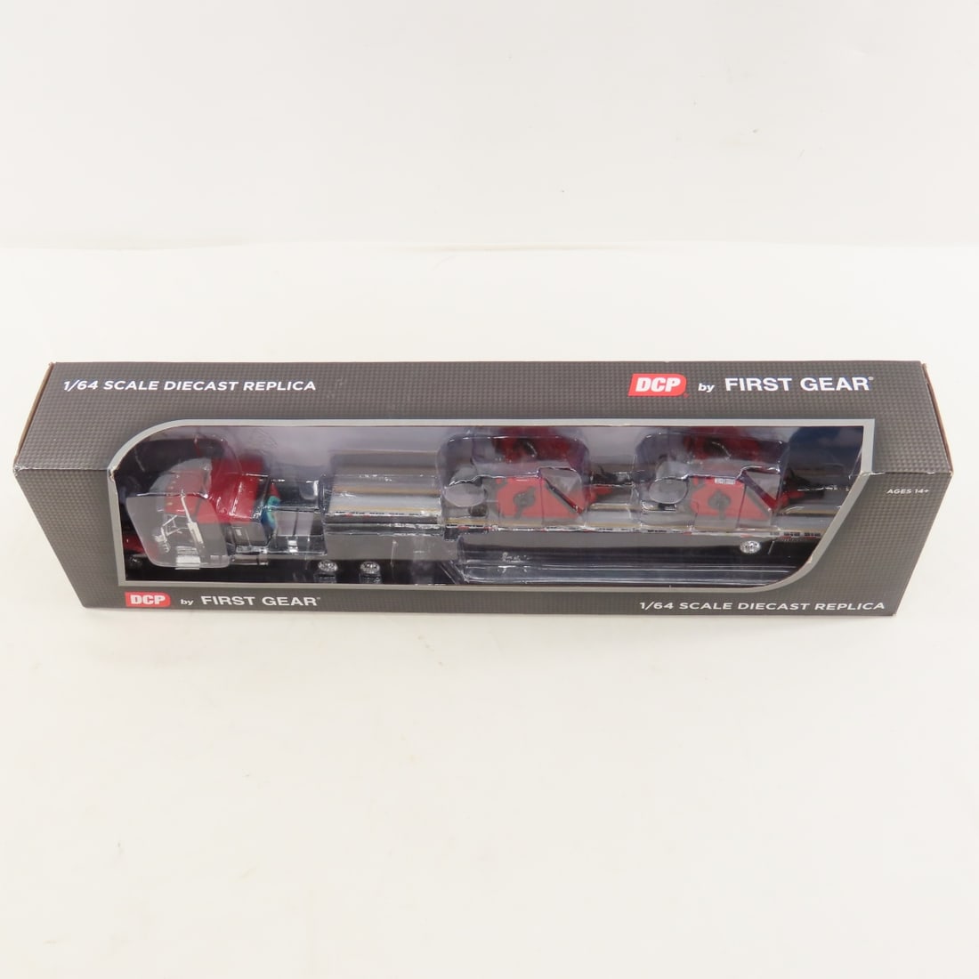 DCP First Gear 1:64 Peterbilt 379 w/Bush Hog Load - 9