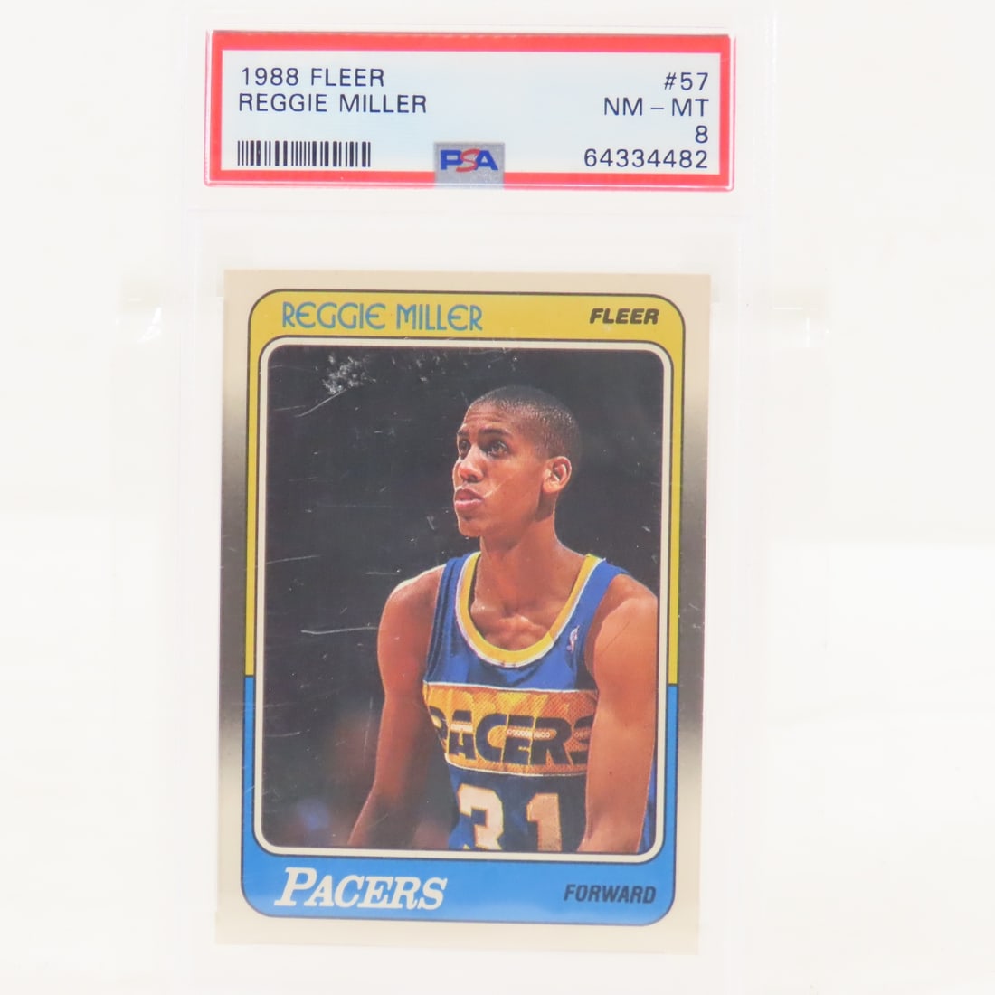 1988 Fleer Reggie Miller #57 PSA 8 NM-MT (1 of 4)