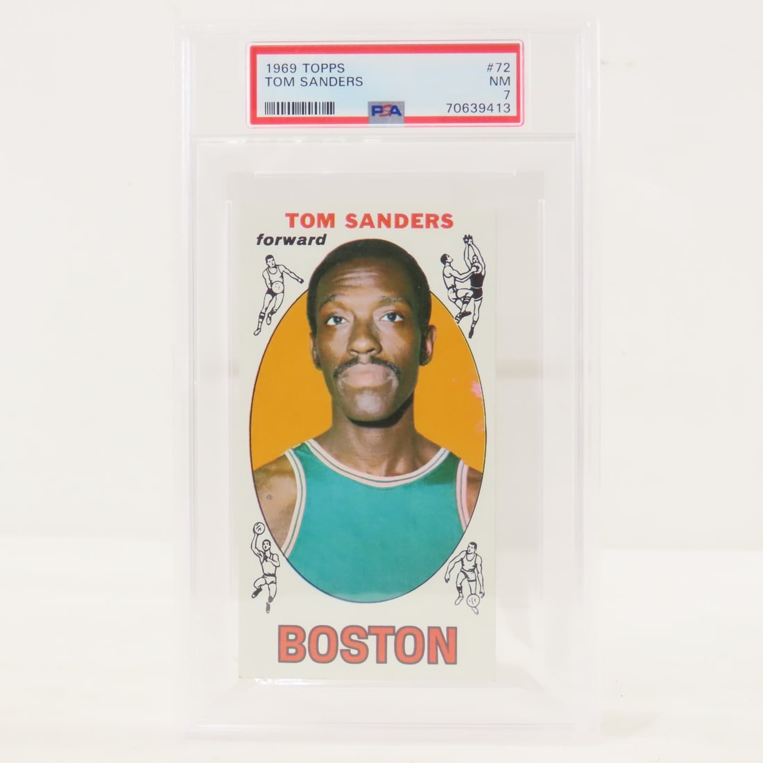 1969 Topps Tom Sanders #72 PSA 7 NM (1 of 4)