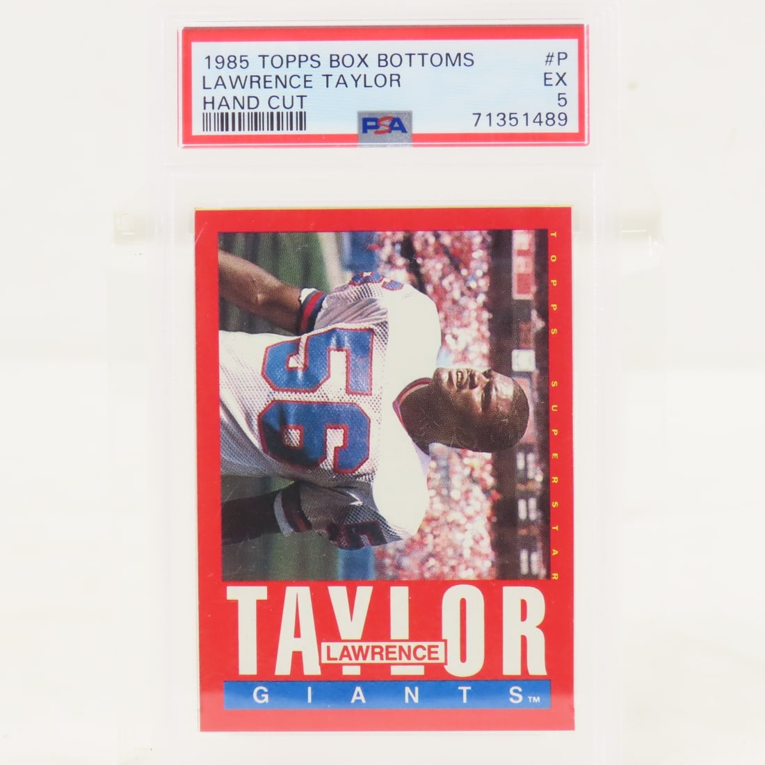 3 1985 Topps Box Bottoms Football Cards PSA 5 EX - 6