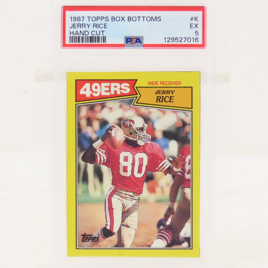 3 1987 Topps Box Bottoms Football Cards PSA 5 EX - 10