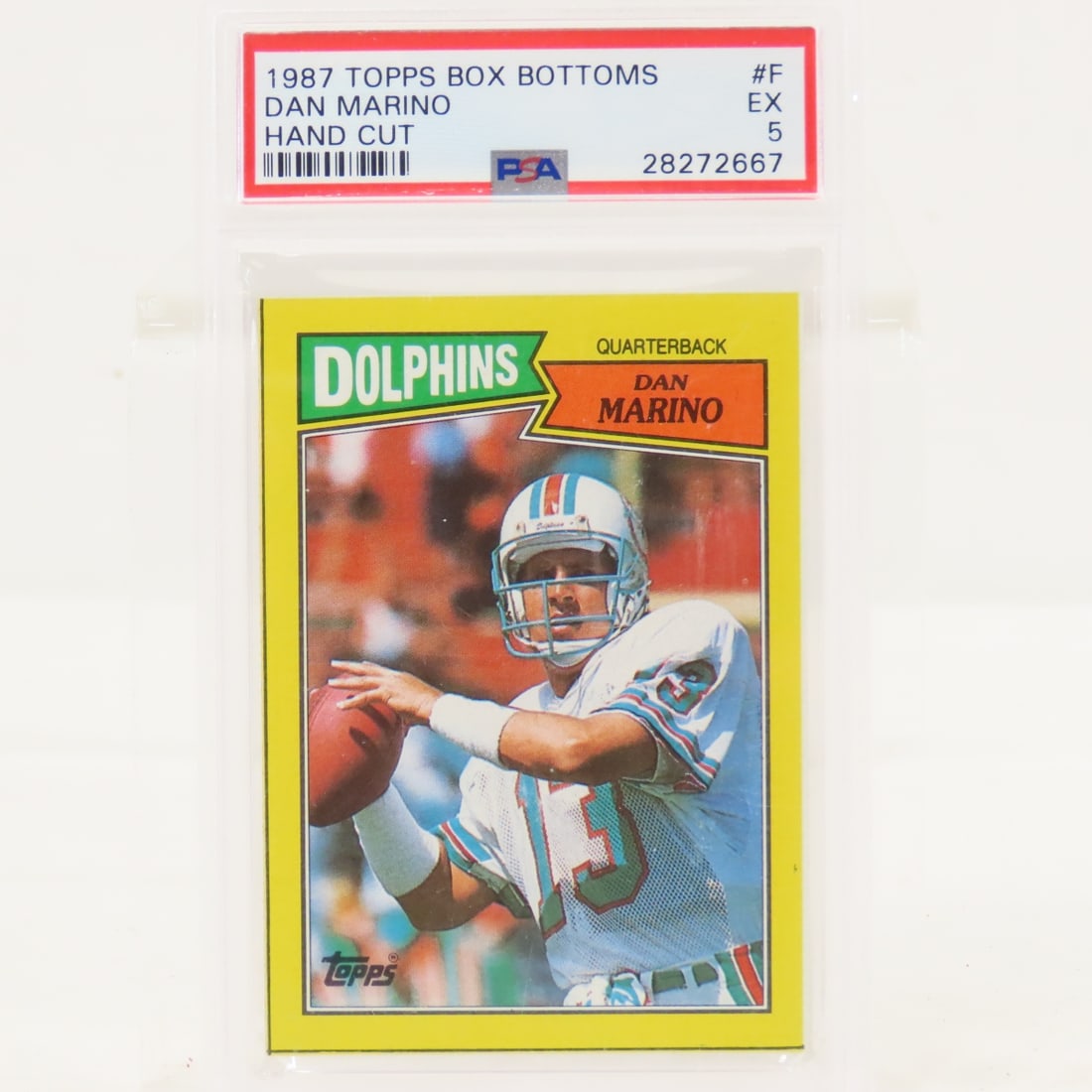 3 1987 Topps Box Bottoms Football Cards PSA 5 EX - 6