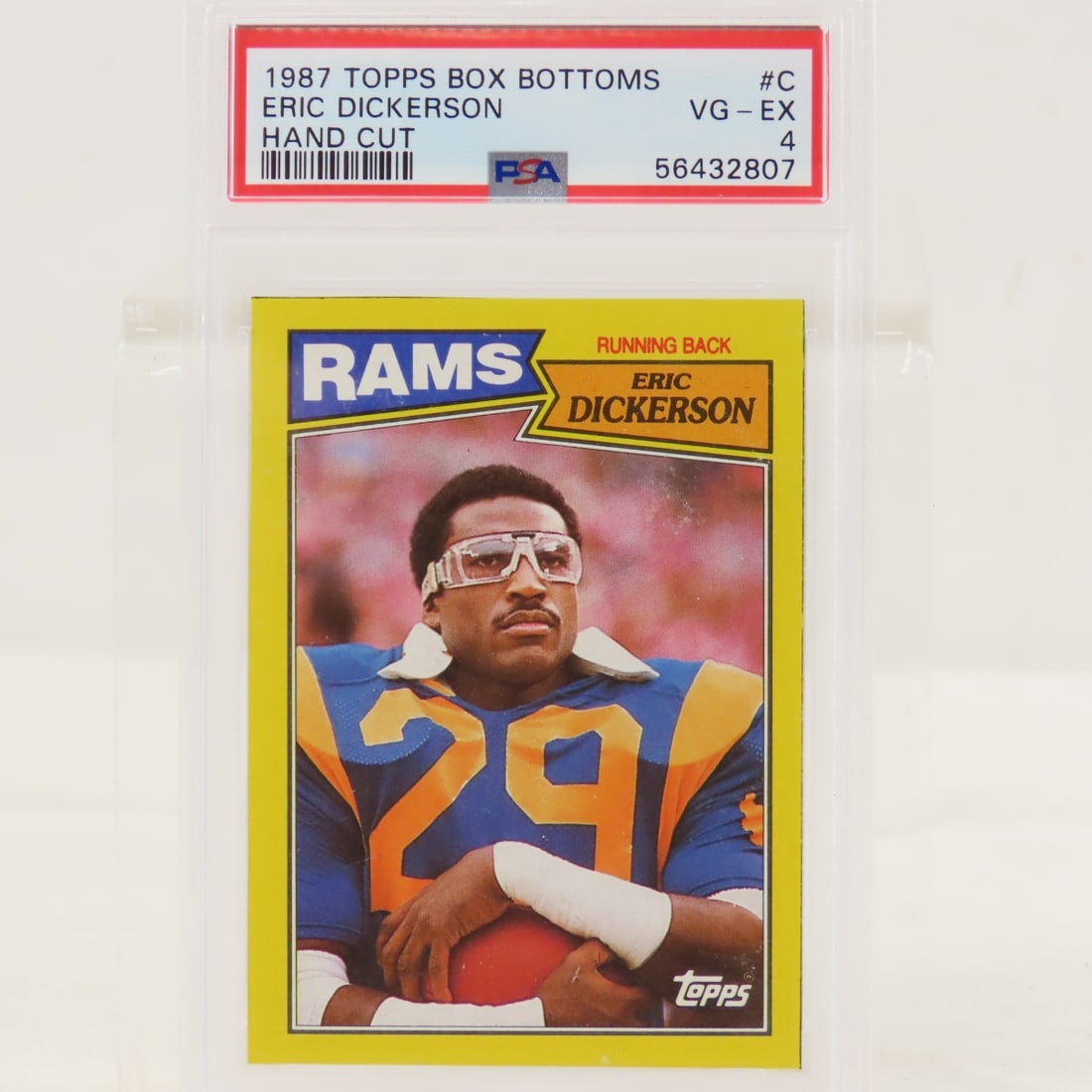 4 1987 Topps Box Bottoms Football Cards PSA 3 & 4 - 14