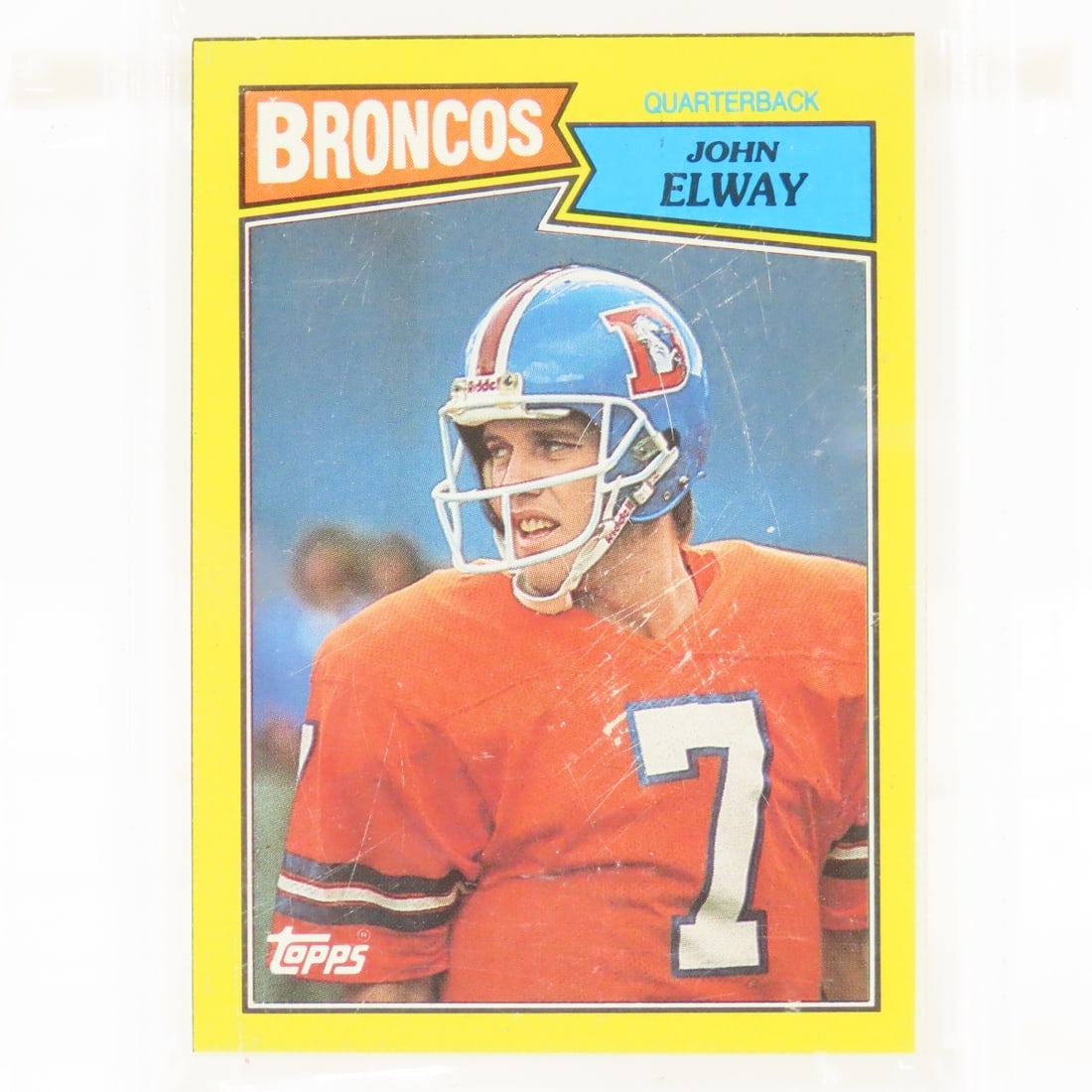 4 1987 Topps Box Bottoms Football Cards PSA 3 & 4 - 3