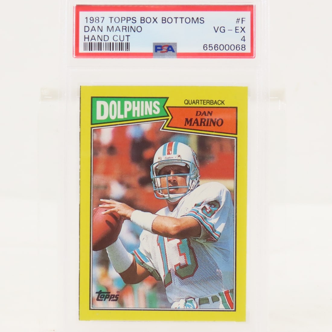 4 1987 Topps Box Bottoms Football Cards PSA 3 & 4 - 6