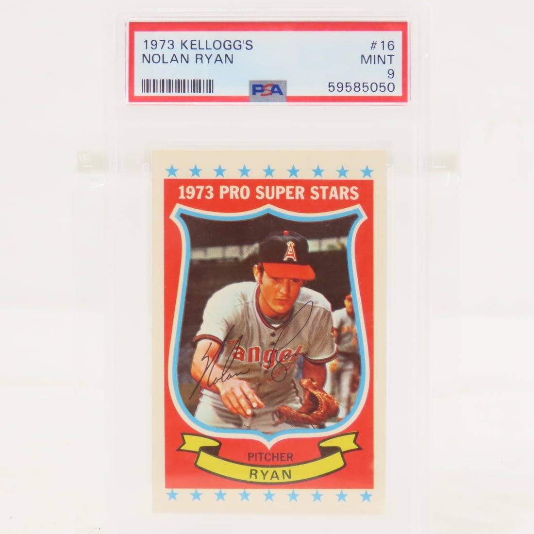 1973 Kellogg's Nolan Ryan #16 PSA 9 Mint (1 of 4)