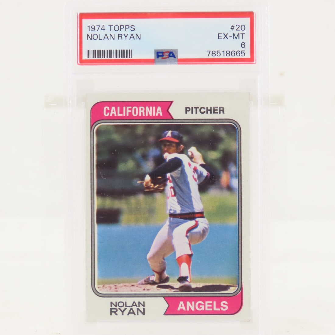 1974 Topps Nolan Ryan #20 PSA 6 EX-MT (1 of 4)