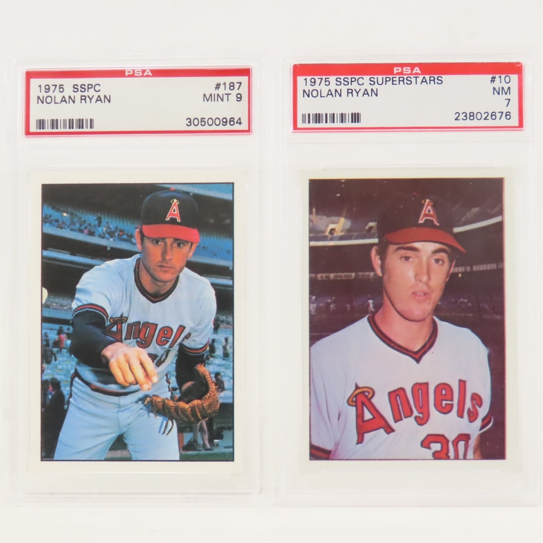 2 PSA Graded 1975 SSPC Nolan Ryan Baseball Cards (1 of 9)